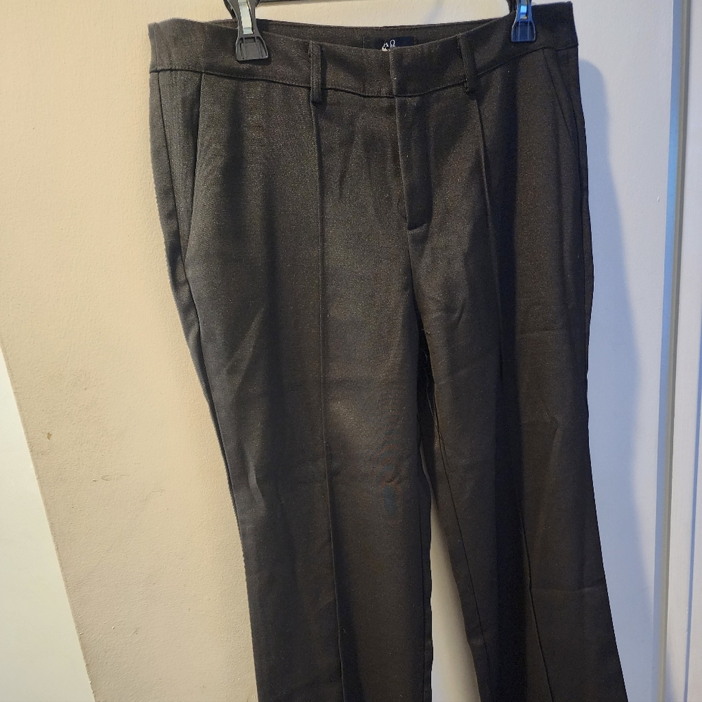 NWT PANTS SIZE LARGE ZIPPER FRONT SIMI WIDE BY ALPHA AND OMEGA